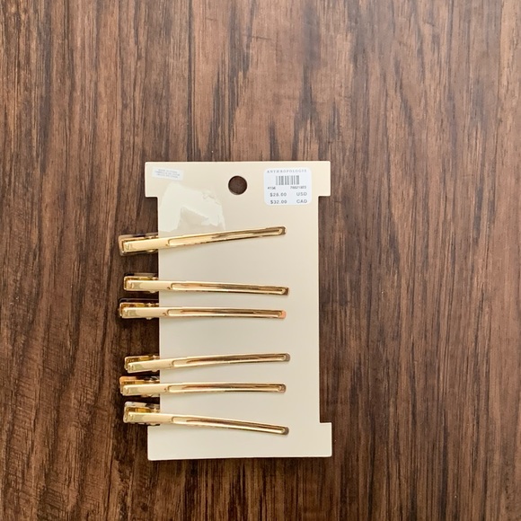 Anthropologie Animal Print Hair Clips Set of six - Picture 7 of 8